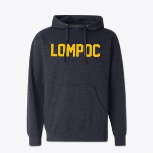 Lompoc California Classic Block Cotton Hoodie Sweatshirt