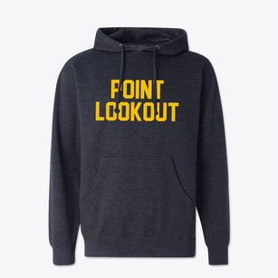 Point Lookout New York Classic Block Cotton Hoodie Sweatshirt