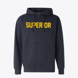 Superior Wisconsin Classic Block Cotton Hoodie Sweatshirt