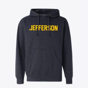 Jefferson New Hampshire Classic Block Cotton Hoodie Sweatshirt