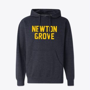 Newton Grove North Carolina Classic Block Cotton Hoodie Sweatshirt