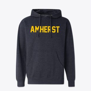Amherst Nebraska Classic Block Cotton Hoodie Sweatshirt