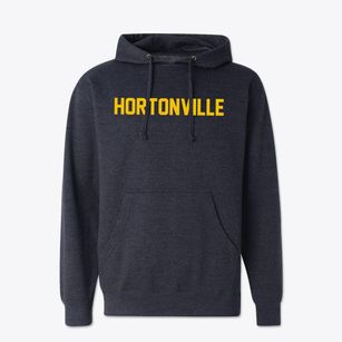 Hortonville New York Classic Block Cotton Hoodie Sweatshirt