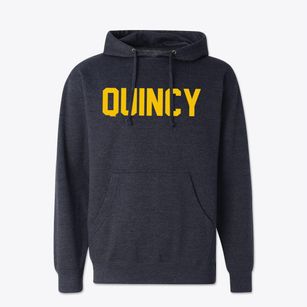 Quincy Massachusetts Classic Block Cotton Hoodie Sweatshirt
