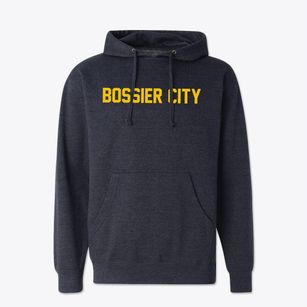 Bossier City Louisiana Classic Block Cotton Hoodie Sweatshirt