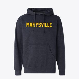 Marysville Washington Classic Block Cotton Hoodie Sweatshirt