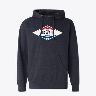 Orwell Vermont Diamond Star Cotton Hoodie Sweatshirt