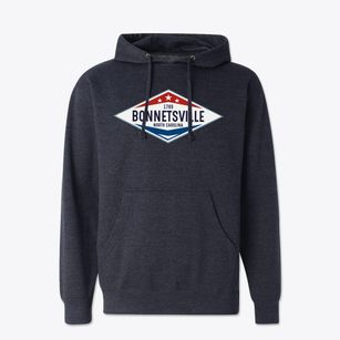 Bonnetsville North Carolina Diamond Star Cotton Hoodie Sweatshirt