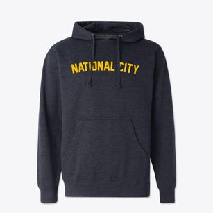 National City California Classic Curve Cotton Hoodie Sweatshirt