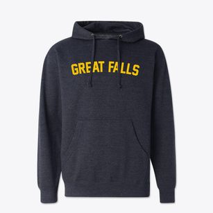 Great Falls Montana Classic Curve Cotton Hoodie Sweatshirt