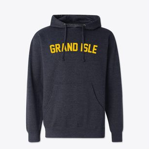 Grand Isle Louisiana Classic Curve Cotton Hoodie Sweatshirt