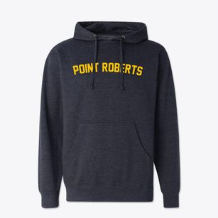 Point Roberts Washington Classic Curve Cotton Hoodie Sweatshirt