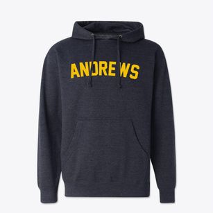 Andrews Indiana Classic Curve Cotton Hoodie Sweatshirt