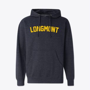 Longmont Colorado Classic Curve Cotton Hoodie Sweatshirt