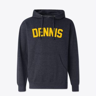 Dennis Massachusetts Classic Curve Cotton Hoodie Sweatshirt