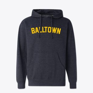 Balltown Iowa Classic Curve Cotton Hoodie Sweatshirt
