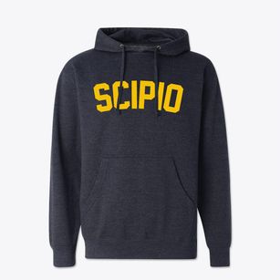 Scipio Indiana Classic Curve Cotton Hoodie Sweatshirt