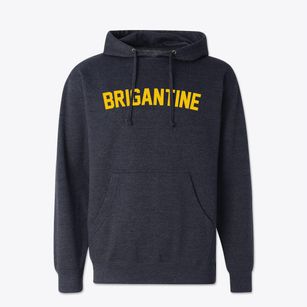 Brigantine New Jersey Classic Curve Cotton Hoodie Sweatshirt