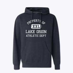 Lake Orion Michigan Athletic Dept Cotton Hoodie Sweatshirt