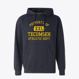 Tecumseh Oklahoma Athletic Dept Cotton Hoodie Sweatshirt