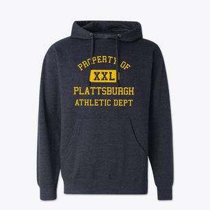 Plattsburgh New York Athletic Dept Cotton Hoodie Sweatshirt