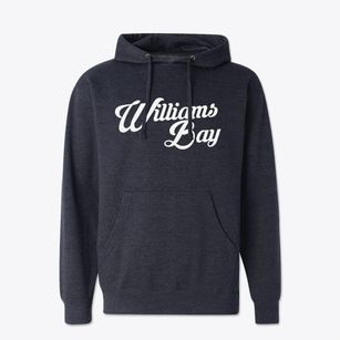 Williams Bay Wisconsin Vintage Team Cotton Hoodie Sweatshirt