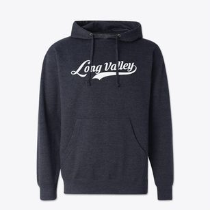 Long Valley New Jersey Vintage Team Cotton Hoodie Sweatshirt