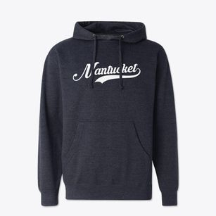 Nantucket Massachusetts Vintage Team Cotton Hoodie Sweatshirt