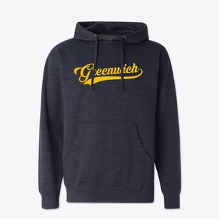 Greenwich Connecticut Vintage Team Cotton Hoodie Sweatshirt
