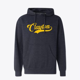 Clayton Illinois Vintage Team Cotton Hoodie Sweatshirt