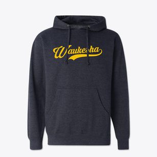 Waukesha Wisconsin Vintage Team Cotton Hoodie Sweatshirt