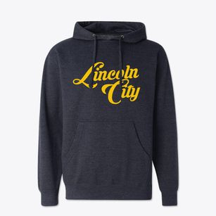 Lincoln City Oregon Vintage Team Cotton Hoodie Sweatshirt