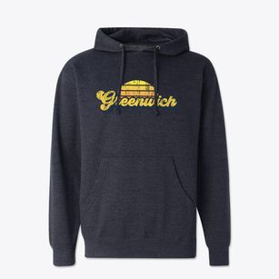 Greenwich Connecticut Sublime Sunset Cotton Hoodie Sweatshirt