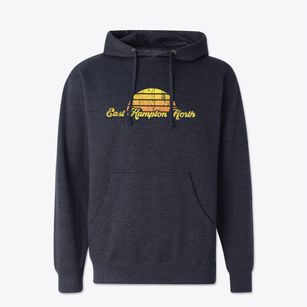 East Hampton North New York Sublime Sunset Cotton Hoodie Sweatshirt