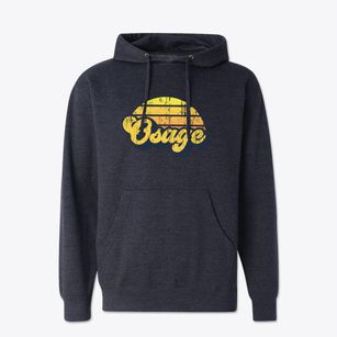 Osage Iowa Sublime Sunset Cotton Hoodie Sweatshirt