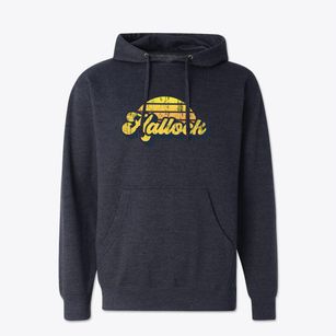 Hallock Minnesota Sublime Sunset Cotton Hoodie Sweatshirt