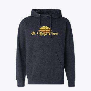 St. Marys Point Minnesota Sublime Sunset Cotton Hoodie Sweatshirt