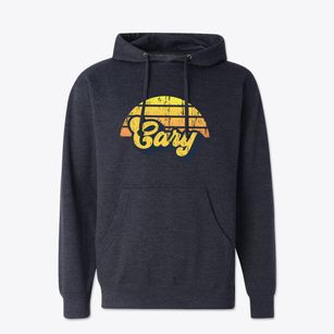 Cary Illinois Sublime Sunset Cotton Hoodie Sweatshirt