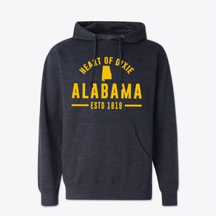  Alabama Motto Cotton Hoodie Sweatshirt