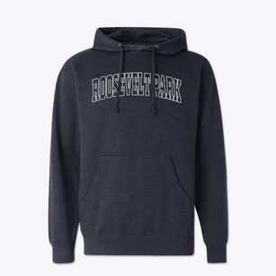 Roosevelt Park Michigan Trendy Block Cotton Hoodie Sweatshirt