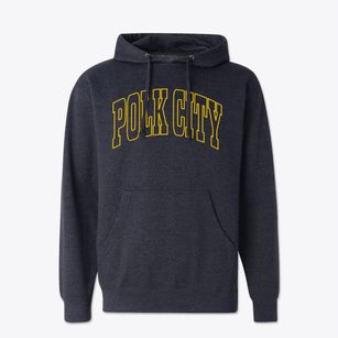 Polk City Iowa Trendy Block Cotton Hoodie Sweatshirt