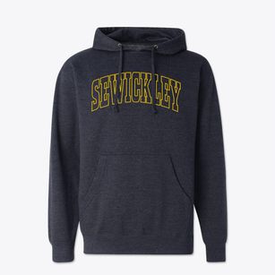 Sewickley Pennsylvania Trendy Block Cotton Hoodie Sweatshirt
