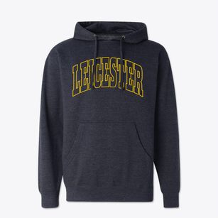 Leicester New York Trendy Block Cotton Hoodie Sweatshirt
