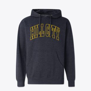 Hill City Minnesota Trendy Block Cotton Hoodie Sweatshirt