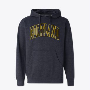 Cortland Nebraska Trendy Block Cotton Hoodie Sweatshirt