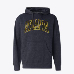 Atlanta Kansas Trendy Block Cotton Hoodie Sweatshirt
