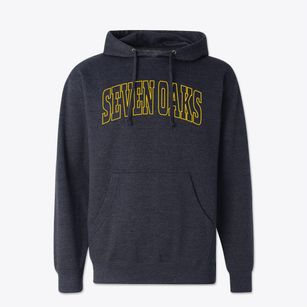 Seven Oaks Texas Trendy Block Cotton Hoodie Sweatshirt