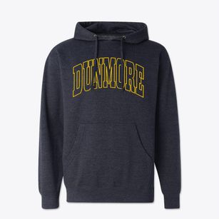 Dunmore Pennsylvania Trendy Block Cotton Hoodie Sweatshirt