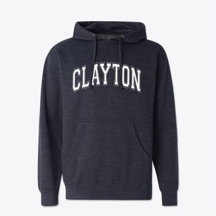 Clayton North Carolina Varsity Cotton Hoodie Sweatshirt