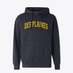 Des Plaines Illinois Varsity Cotton Hoodie Sweatshirt